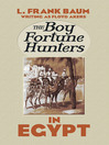 Cover image for Boy Fortune Hunters in Egypt